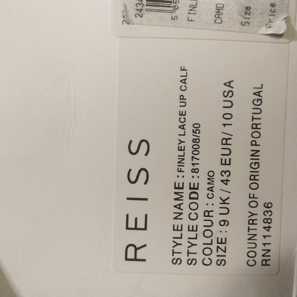 Reiss FINLEY lace up calf sneakers - Picture 9 of 10